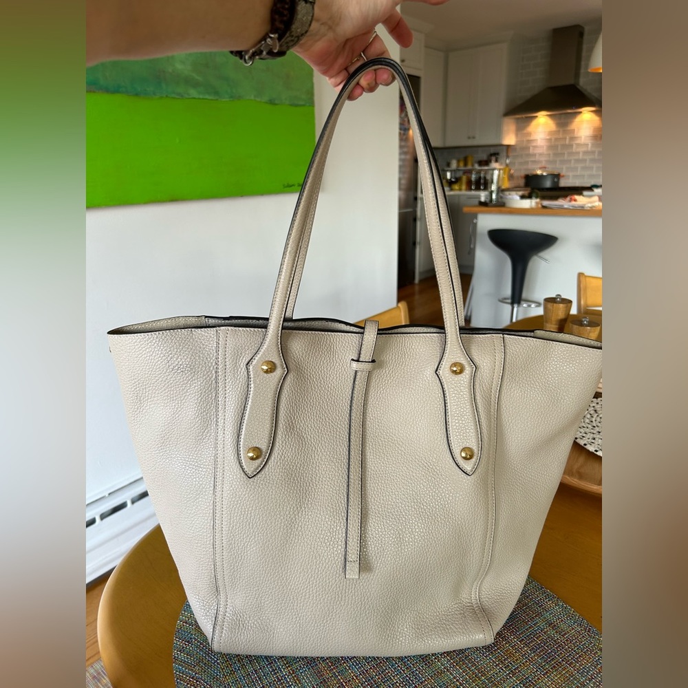 Annabel Ingall bone leather Isabella Tote like new